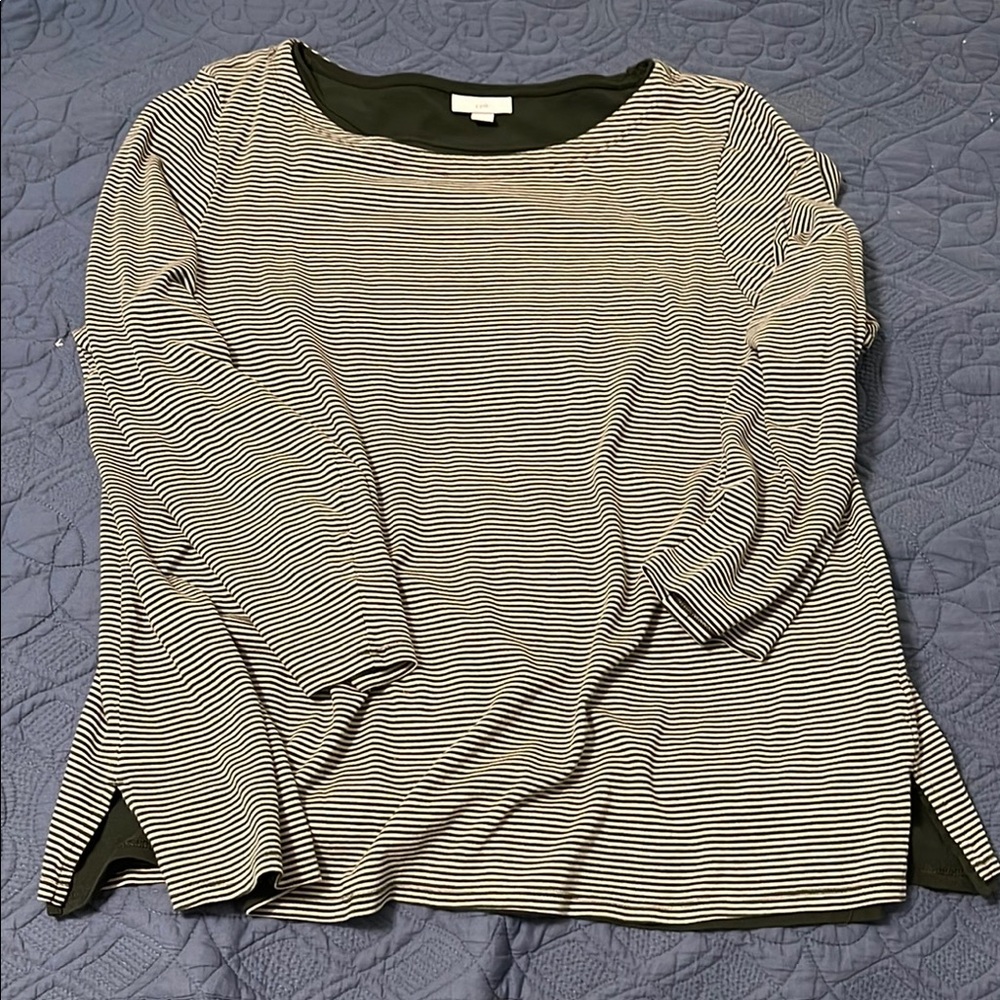 JJill striped top. Size XL